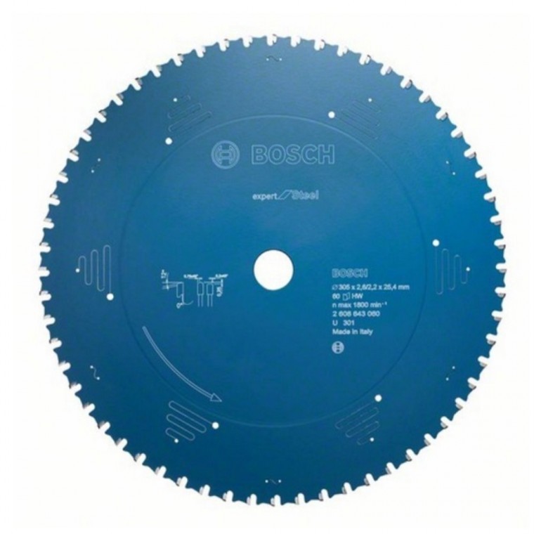 BOSCH 철재용팁쏘 305x60x2.6T 당가루날 캇타 컷터 - 상품 이미지