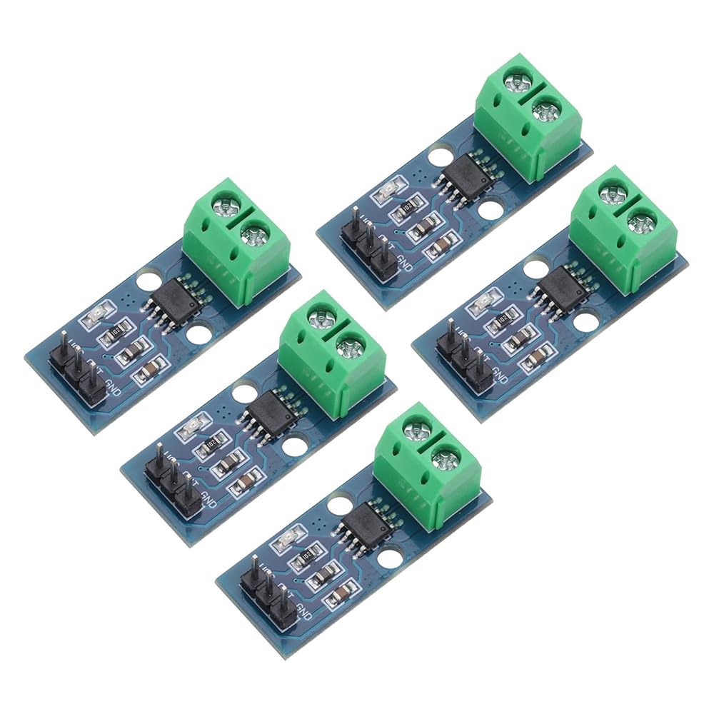 MECCANIXITY 5pcs ACS712 전류 센서 모듈 20A 레인지 홀 효과 측정 AC/DC 감지 30A - 상품 이미지