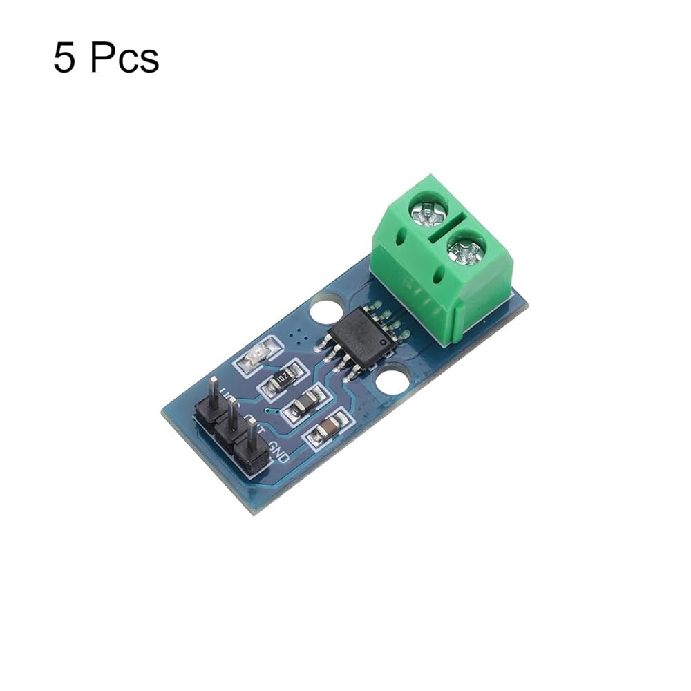MECCANIXITY 5pcs ACS712 전류 센서 모듈 20A 레인지 홀 효과 측정 AC/DC 감지 30A - 상세 이미지 3