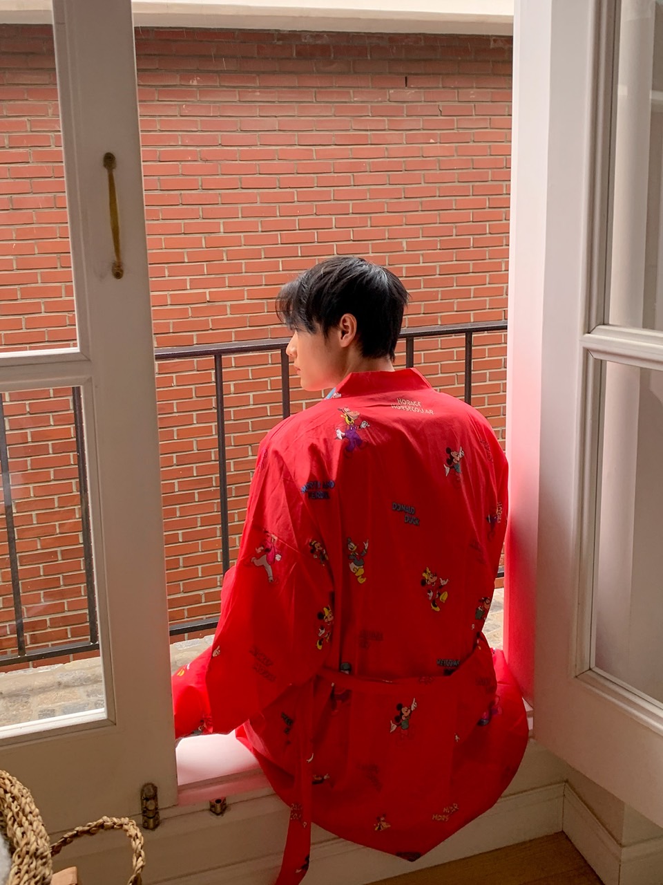 디즈니 프렌즈로브 유니크 캐릭터 가디건 여름 비치웨어 홈웨어 가운 커플 아이템 이미지 8