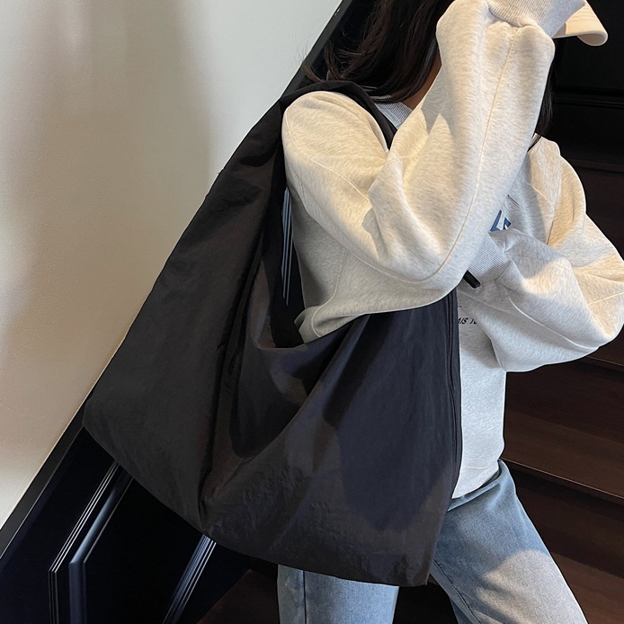 제이바바 나일론 숄더백 빅사이즈 보부상가방 데일리 기저귀가방 - 상품 이미지