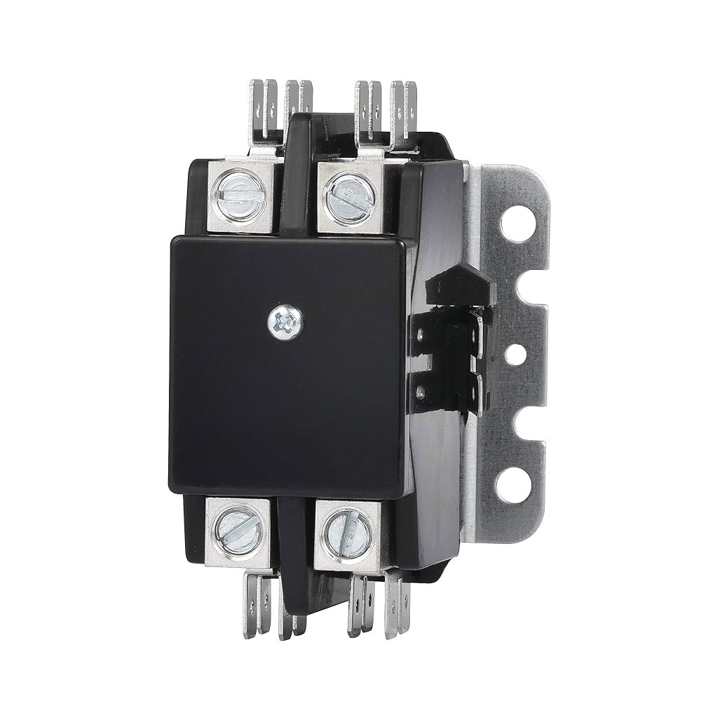 콘덴서 HVAC 접점용 42CF15AF에 해당하는 SunLee 2극 40암페어 접점 120v 코일 UL 조명 부하 50암페어 2P 40A 24VAC - 상품 이미지