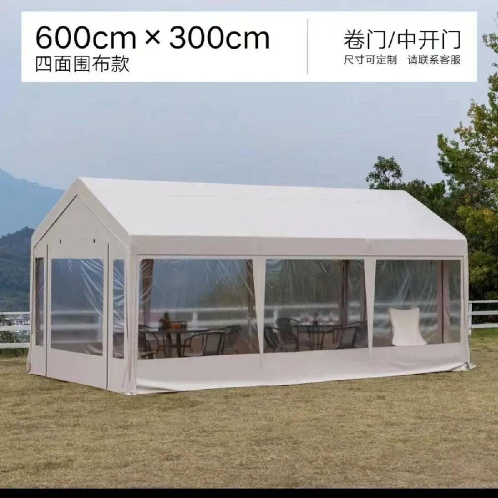 농막 야외천막 대형 그늘막 주차장 행사용 자바라 접이식 야시장용 방수 캐노피천막 간이 텐트 - 상세 이미지 3
