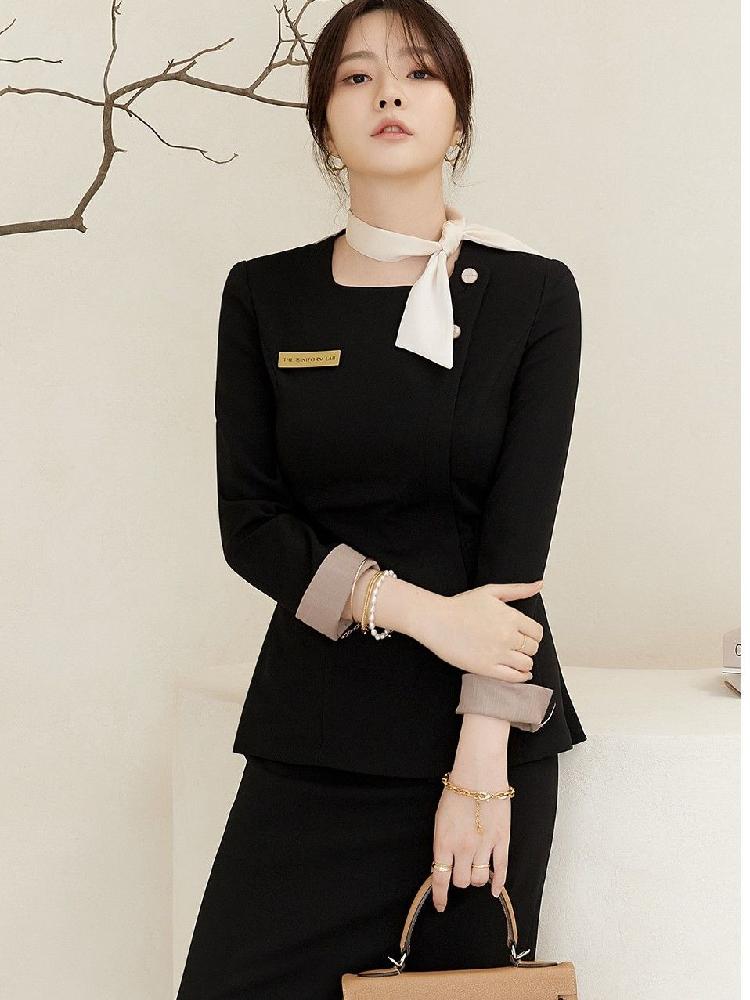 종업원 졸업사진 세라복 반팔 쇼넷 무대 의상 사무복 할로윈 여성 파티 코스프레 코스튬 세트 - 상세 이미지 2