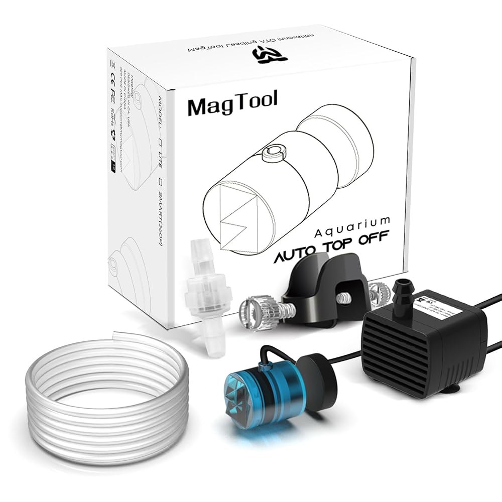 소금물 수족관용 MagTool 오토 탑 오프 시스템, 산호초 및 담수 탱크용 듀얼 광학 센서로 ATO 수족관 - Blue Blue-2 - 상품 이미지
