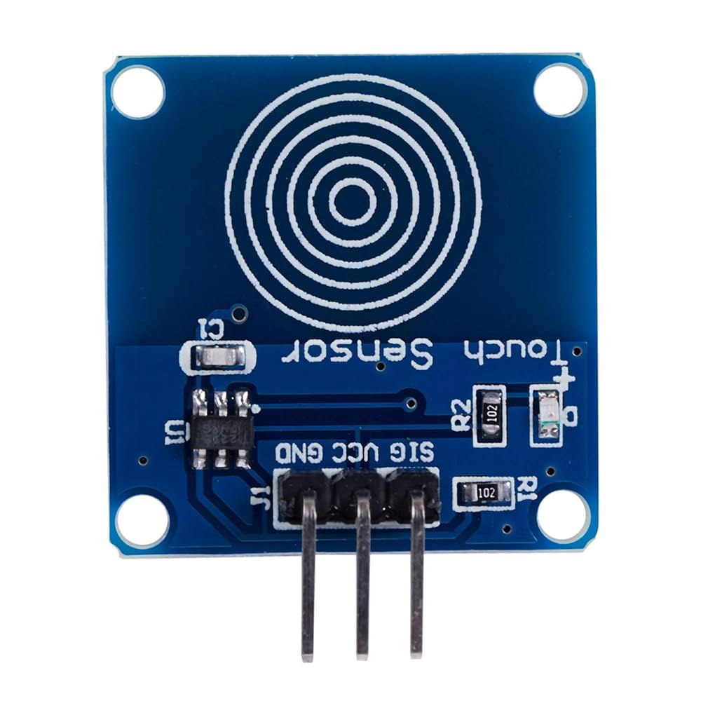 하이렛고 10pcs TTP223B 정전식 터치 스위치 모듈 센서 디지털 DC 2~5.5V Small - 상세 이미지 2