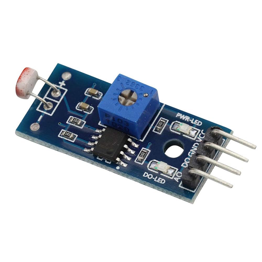 VKLSVAN 10PCS 감광 센서 모듈 디지털 광 강도 감지 다이오드 포토레지스트 4핀 DC 3.3-5V LM393 비교기 10 - 상세 이미지 2