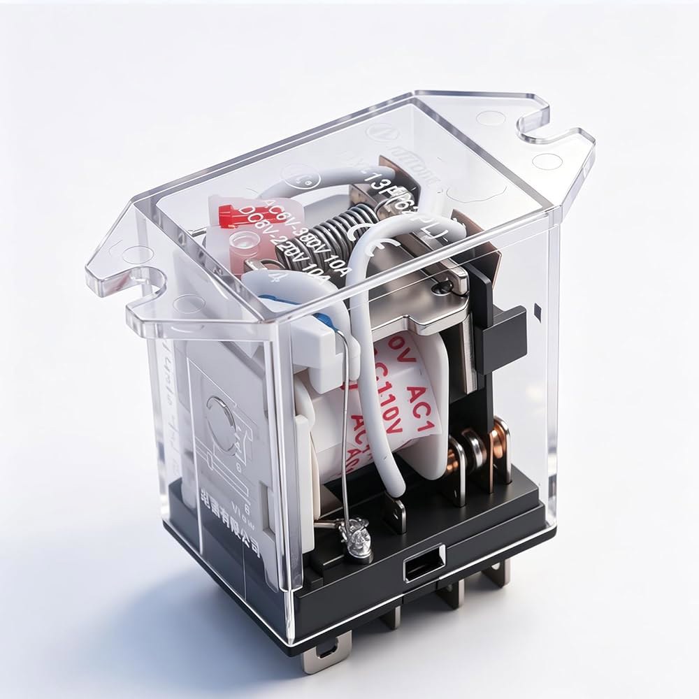 mxuteuk 2pcs AC 110V / 120V 코일 8핀 10A DPDT LED 표시등 전자기 파워 릴레이 범용 JQX-13F-DZ-AC110V DC 12V - 상세 이미지 3