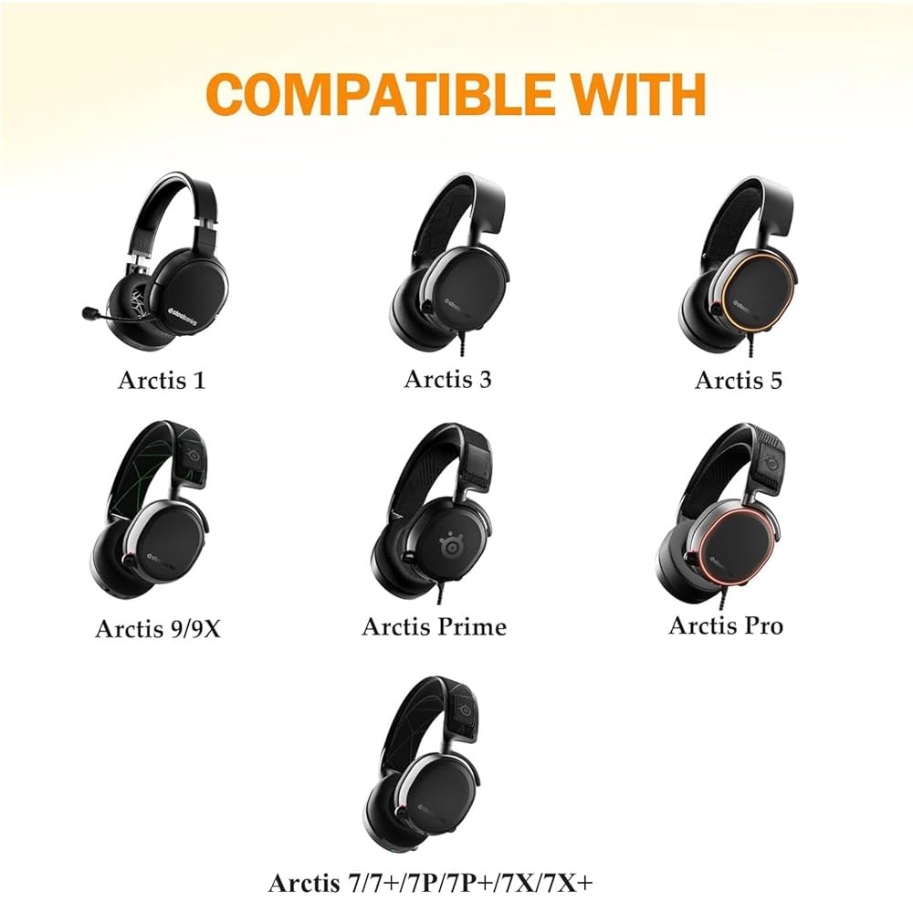 Arctis 7 /5 /3 /1 이어패드 쿨링 젤 9X /Pro 이어 쿠션 업그레이드 스틸시리즈 1 /7 /7+ /7P /7P+ /7X /9X /프라임 헤드셋용 부품 교체 Gel - 상세 이미지 2
