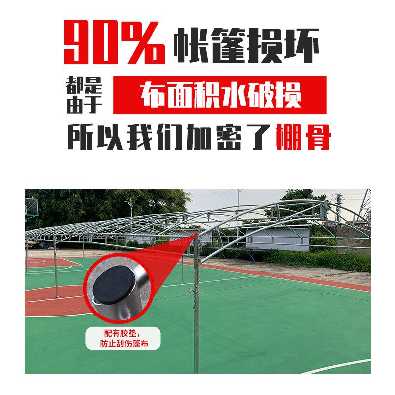 간이천막 조립식주차장 그늘막 행사용천막 접이식 방수 캐노피천막 야외천막 텐트 대형 이동식 - 상세 이미지 4