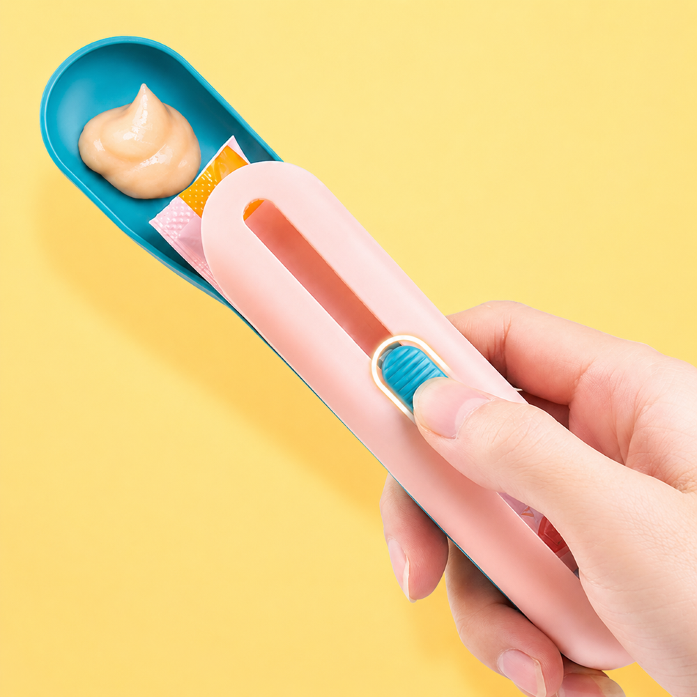 다묘집사 고양이 간식 짜개 스푼 숟가락 - 상품 이미지