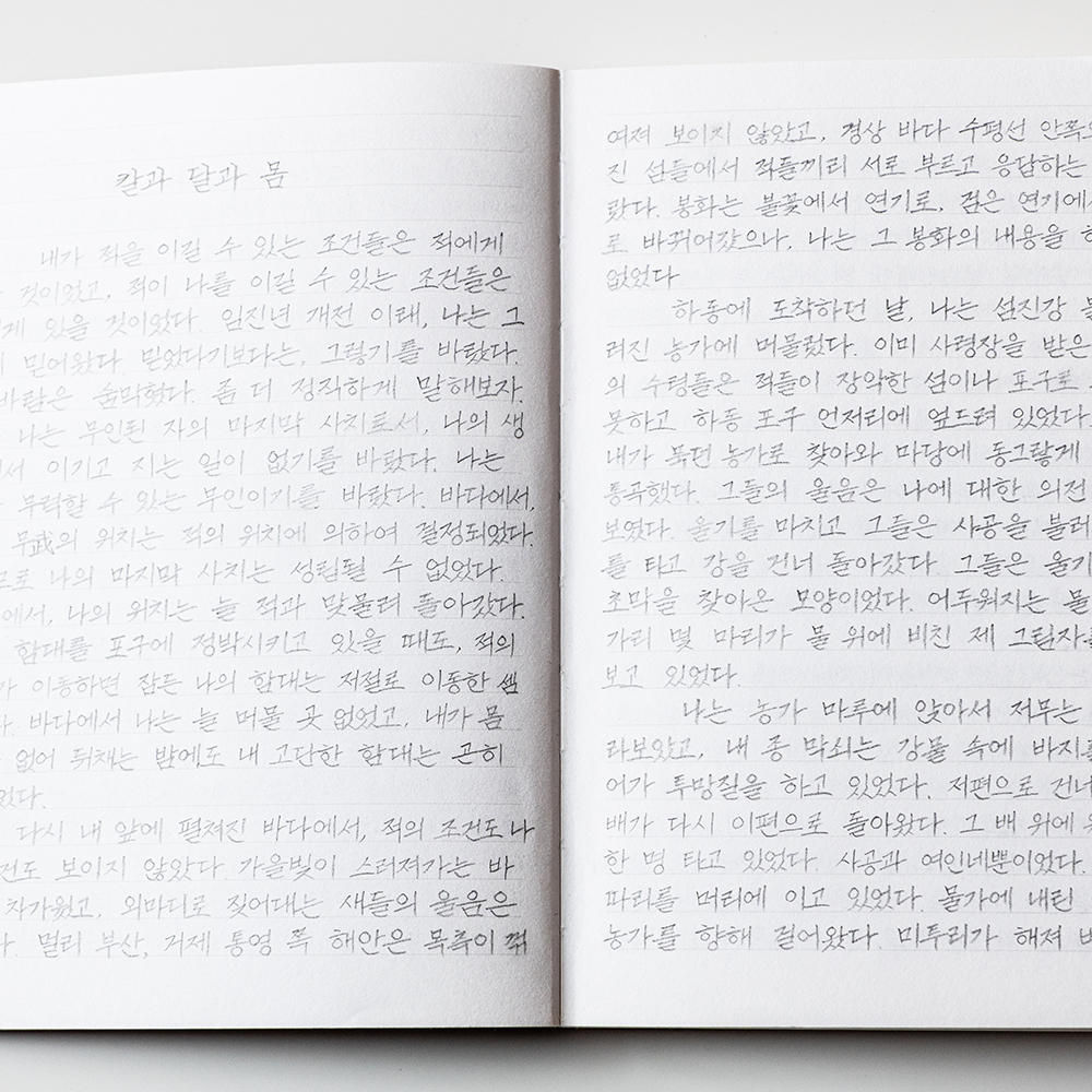 만년필로도 쓸 수 있는 레토리카 페이퍼백 노트 소나무 - 상세 이미지 2