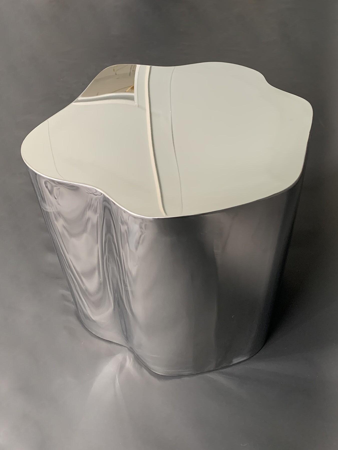 스텐 소파 테이블 커피 좌식 좌탁 거실 A. 40x40 xH55cm - 상세 이미지 4