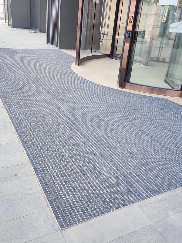 출입구 알루미늄 호텔 업소용 매트 커스텀 바닥 그레이 40cmx60cm - 상세 이미지 5