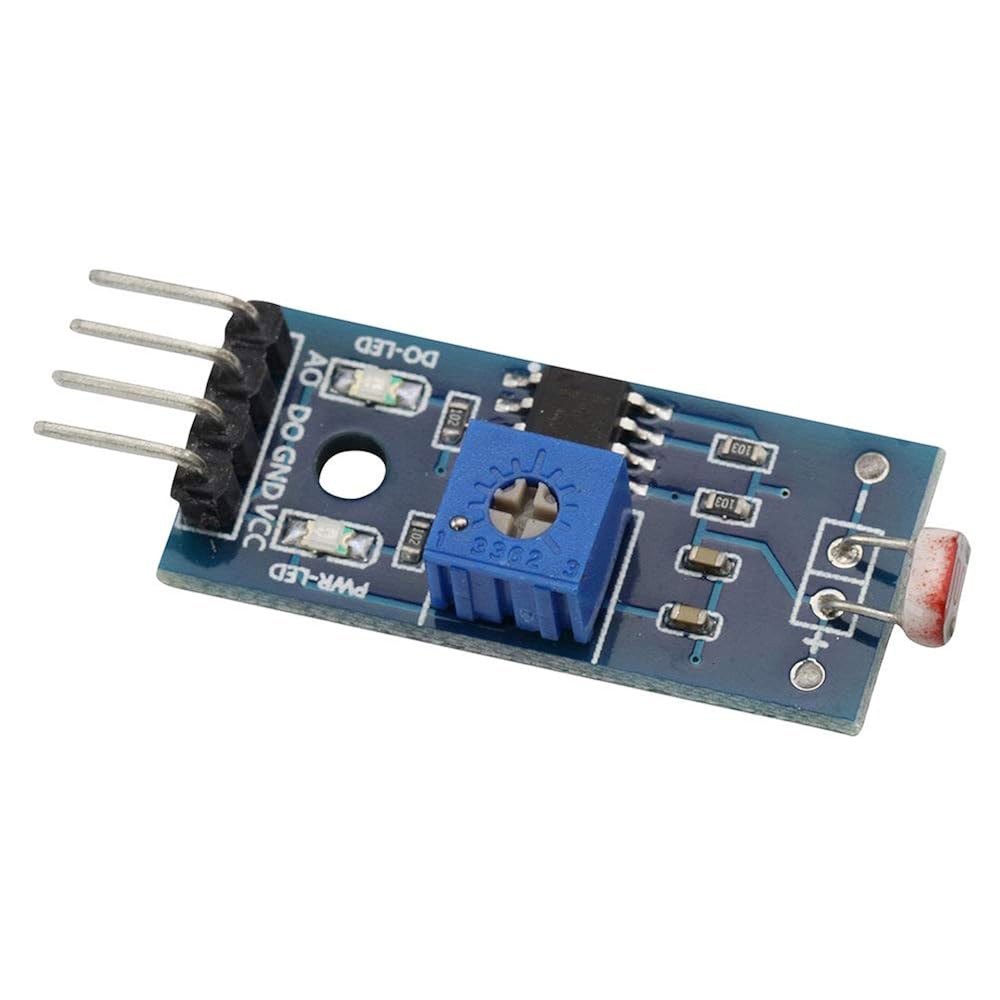 VKLSVAN 10PCS 감광 센서 모듈 디지털 광 강도 감지 다이오드 포토레지스트 4핀 DC 3.3-5V LM393 비교기 10 - 상세 이미지 3
