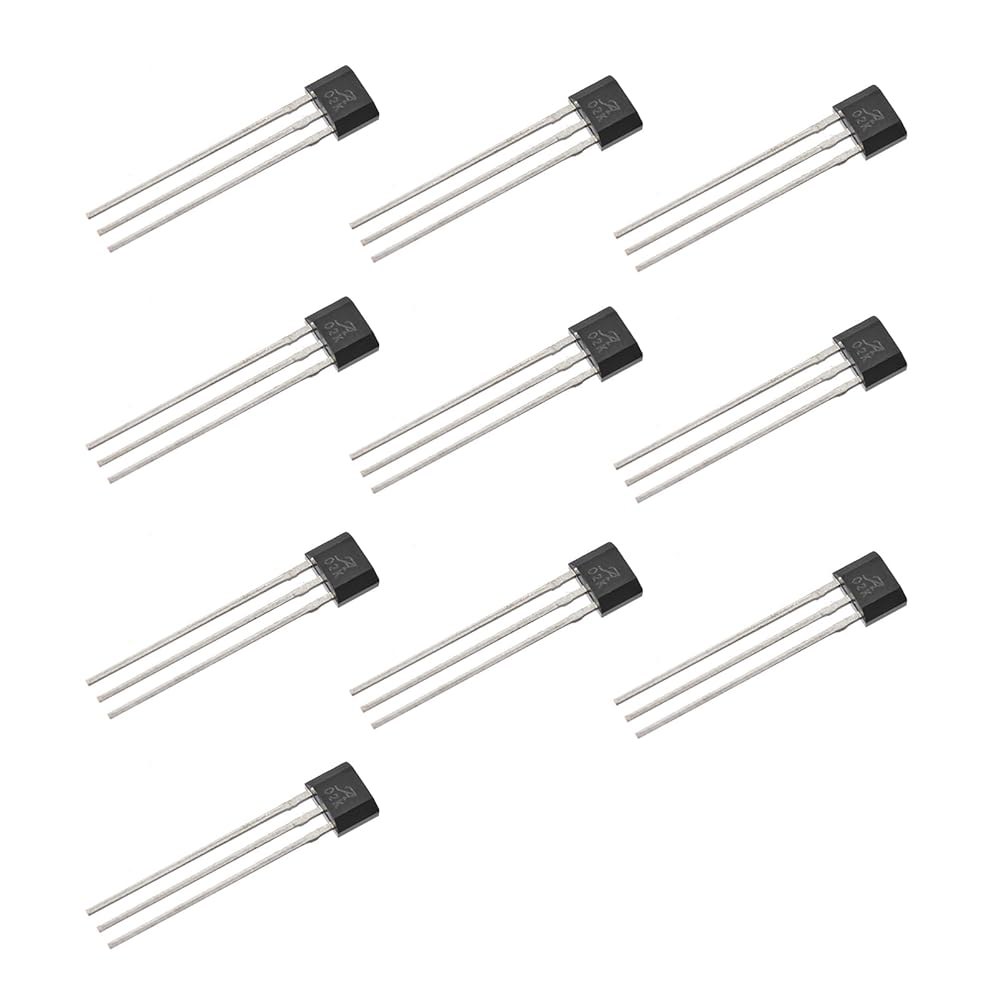 호링커 10pcs A1302KUA-T A1302 선형 홀 효과 센서 칩 IC 10mA, 4.5V ~ 6V, SOT-23. - 상품 이미지