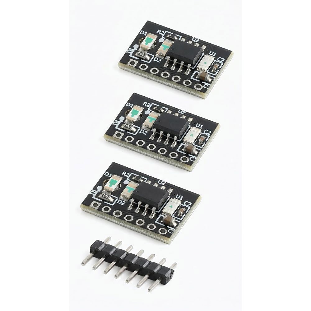 JESSINIE 3pcs 적외선 광학 근접 센서 모듈, 0 u201330cm 범위, 3.3V 5V 공급 조절 가능 - 상품 이미지