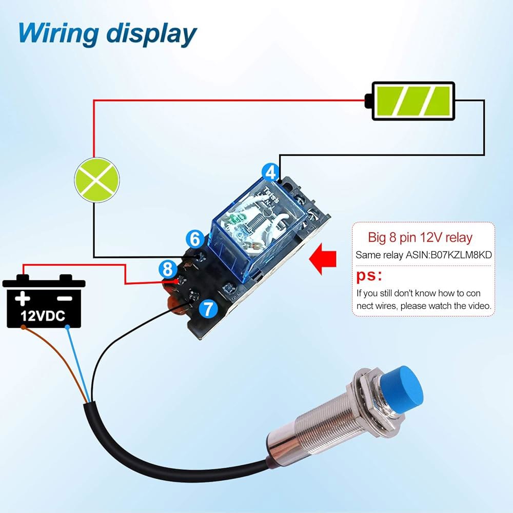 Taiss 2pcs LJ12A3-4-Z /AX 근접 스위치 유도 센서 감지 NPN NC DC 6V-36V 4mm 일반적으로 6-36V 닫힘 NPN NC - 상세 이미지 3