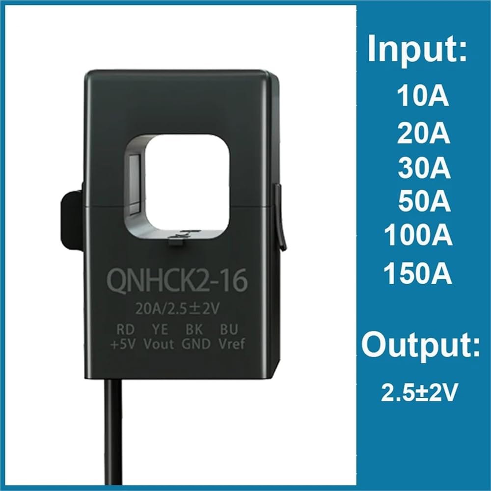 전류 센서 홀 효과 10A 20A 30A 50A 100A 150A / 2.5 0.625V 2.5 2V 클램프 직류 변환기 교체 HSTS016L (150A, 2.5V 0.625V) - 상세 이미지 3