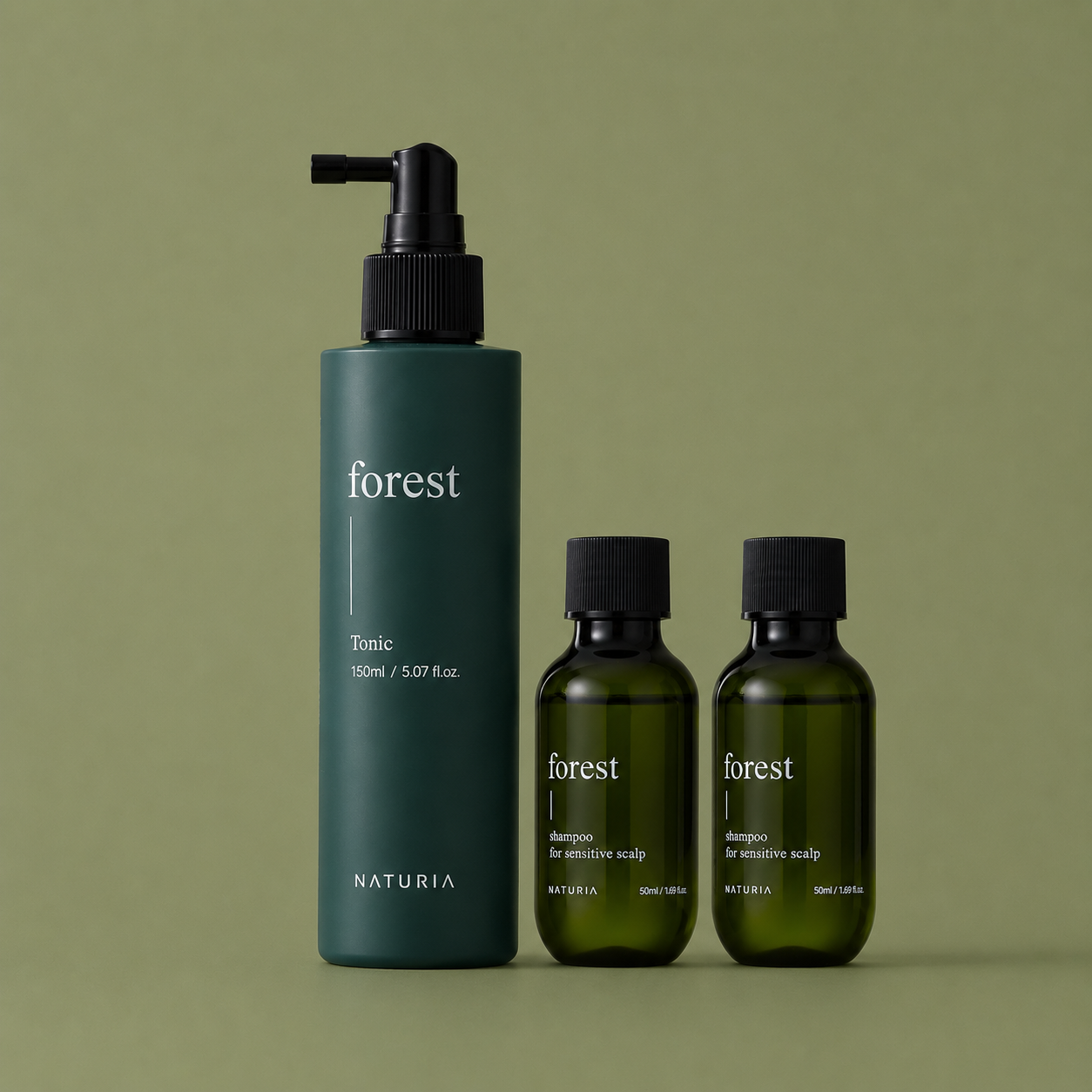 두피토닉 나투리아 포레스트 스칼프 토닉 150ml+샴푸100ml - 상품 이미지