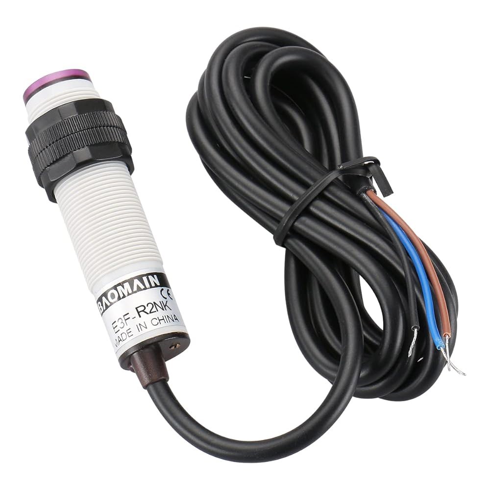 바오메인 광전 센서 E3F-R2NK 반사 광학 스위치 DC 10-30V NPN 감지 거리 2m(반사판 포함) - 상세 이미지 3