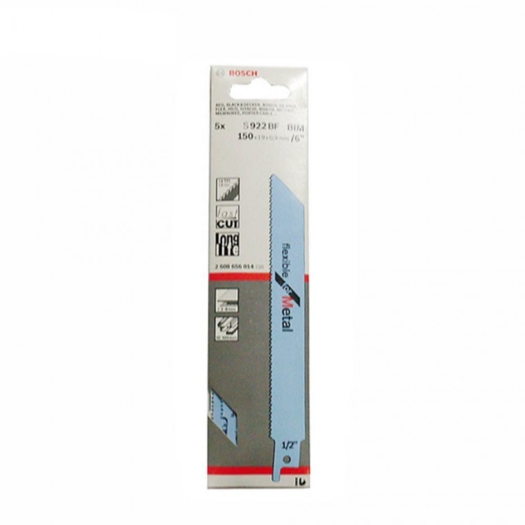 BOSCH 철재용컷소날 S922BF 5PCS 금속절단 직소톱 직쏘날 - 상품 이미지
