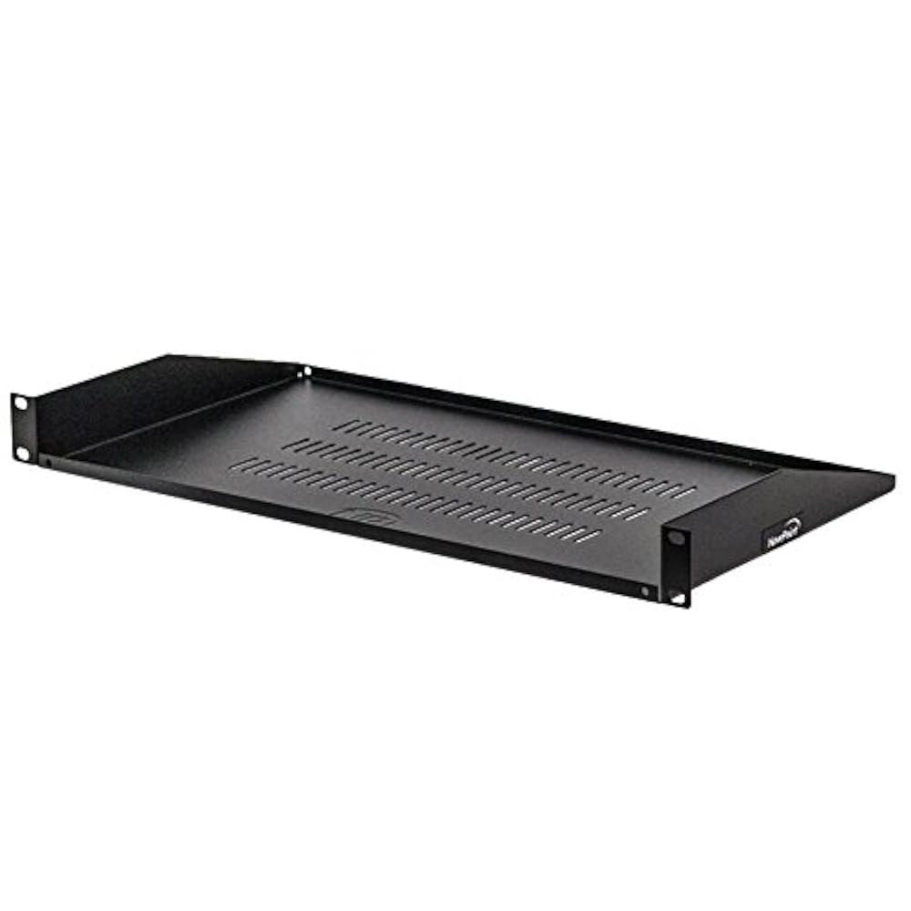 내브포인트 캔틸레버 서버 선반 통풍 랙 마운트 19인치 1U 블랙 10인치(250mm) 깊이 6 (150mm) - 상품 이미지