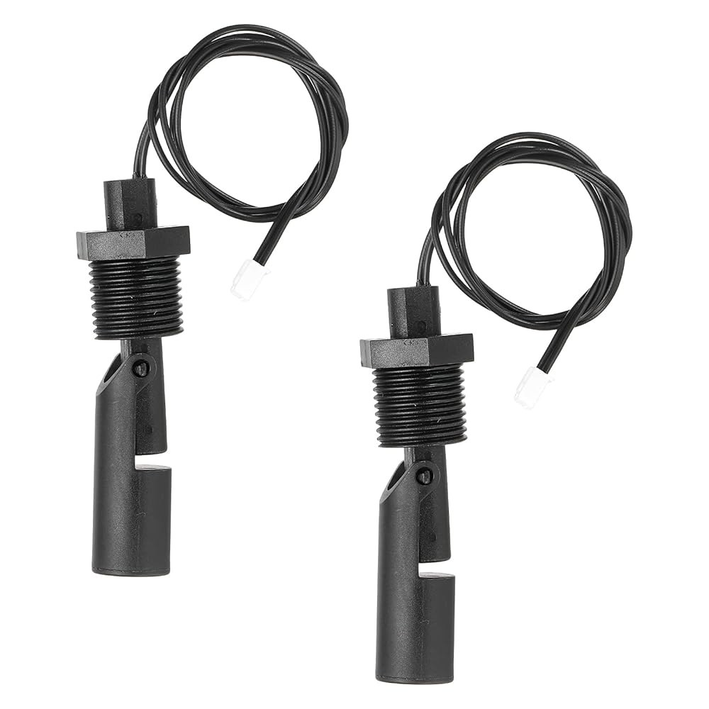 스마트 화장실 태양광 탱크 풀 펌프 액체 제어를 위한 84cm 막대가 있는 MECCANIXITY 2팩 PP 플로트 스위치 1/2NPT 플라스틱 레벨 센서, 어항 물 컨트롤러 센서 - 상품 이미지