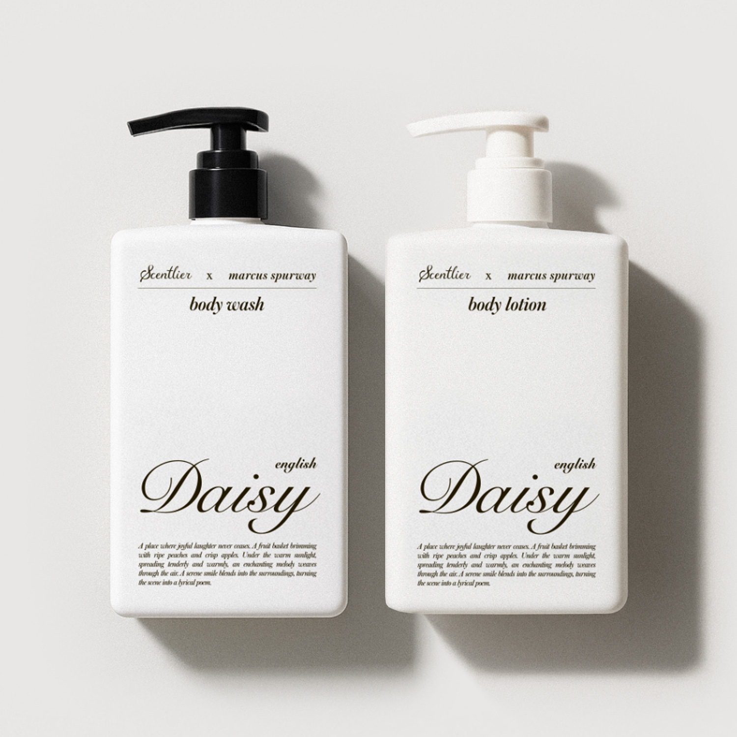 센틀리에 잉글리쉬 데이지 퍼퓸 바디 SET (워시/로션) - 상품 이미지