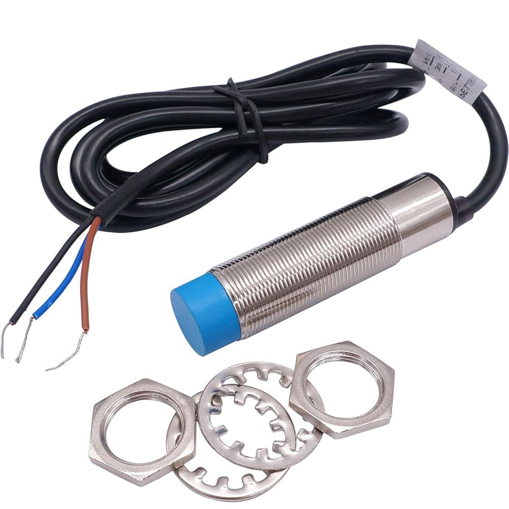 Taiss LJC18A3-H-Z /AX 근접 스위치 1-10mm 거리 측정 정전 용량 센서 NPN NC(정상 폐쇄) DC 6-36V 300mA M18 3-와이어 NPN NC - 상품 이미지