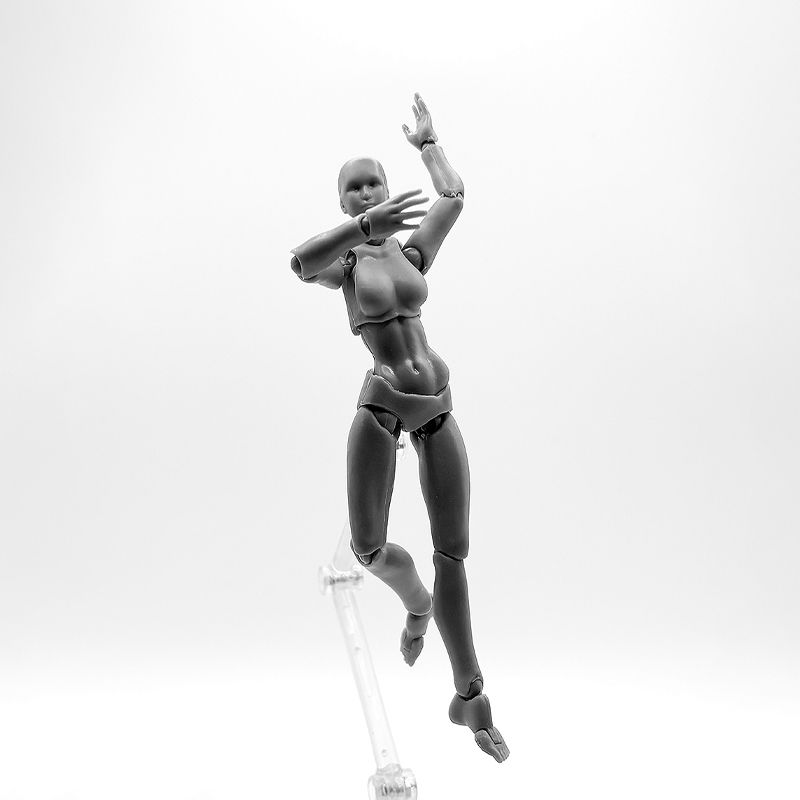 바디군 바디짱 인체 피규어 관절 모형 드로잉 연습 크로키 스케치 그림 동작 미니어처 인형 - 상세 이미지 2
