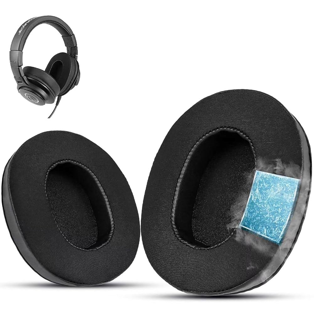 소니 MDR-7506용 크로네 칼파스모스 즉석 냉각 교체 패드 - 젤 이어 쿠션, MDR-V6 / V7 CD900ST와 호환 가능 Classic PU - 상품 이미지