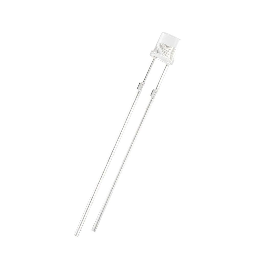 uxcell 20pcs 감광 다이오드 광다이오드 광센서, 3mm 투명 평면 헤드 수신 - 상품 이미지