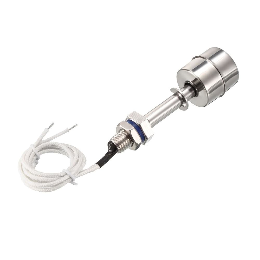 물 펌프 탱크 수영장 정원 연못용 uxcell 스테인리스 스틸 플로트 스위치 액체 수위 센서 M11 90mm 길이 - 상세 이미지 3