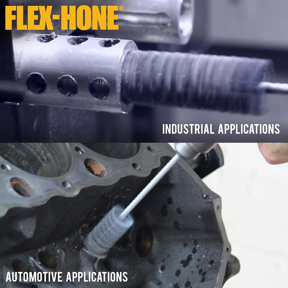 브러시 리서치 BC5818 FLEX-HONE , 직경 5/8 (16mm), 180 그릿, 실리콘 카바이드 연마제(1팩) 0.315 (8mm) 180 Grit - 상세 이미지 3