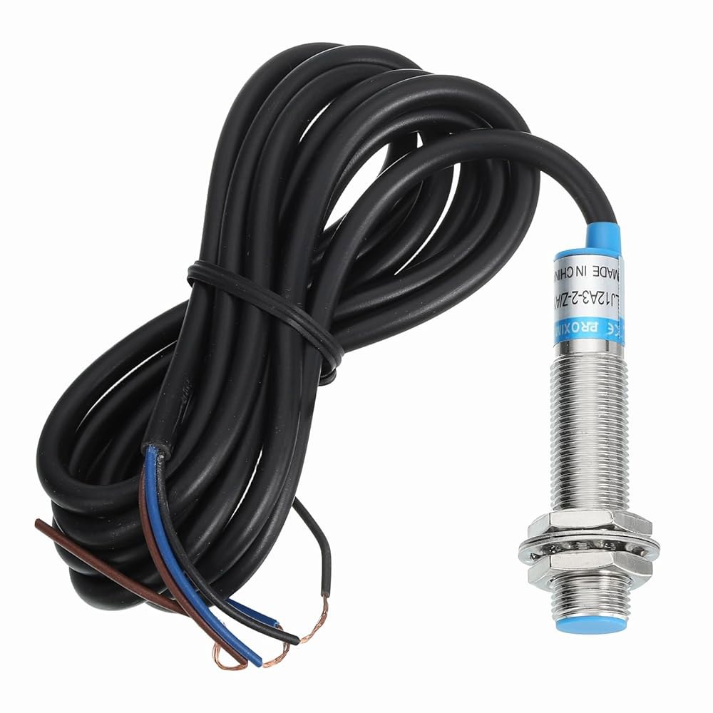 MECCANIXITY 유도 근접 센서, PNP NC M12 DC 6-36V 300mA 스위치 감지기 접근 센서 산업 자동화를 위한 2mm 3 와이어 LJ12A3-2-Z /AY - 상품 이미지