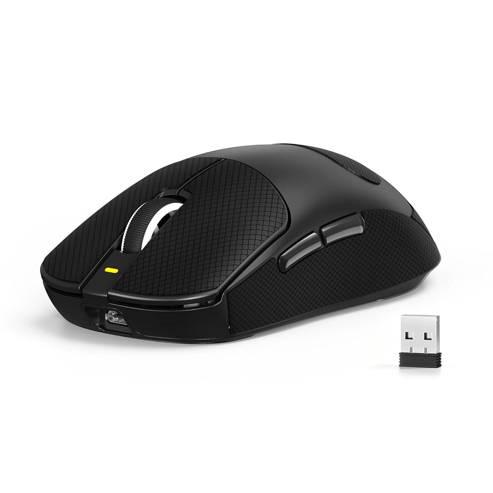 Attack Shark X8SE 무선 게이밍 마우스, 조절 가능한 25K DPI PAW3311 광학 센서, 에르고노믹 59g 경량, 트리플 모드 2.4G /BT /USB-C, 50 - 상품 이미지