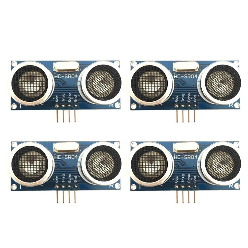 ltrasonic HC-SR04 모듈 거리 센서 아두이노 R3 MEGA Mega2560 듀에밀라노브 나노 로봇 스마트 카 프로그래밍 호환성 SR04 4PCS - 상품 이미지