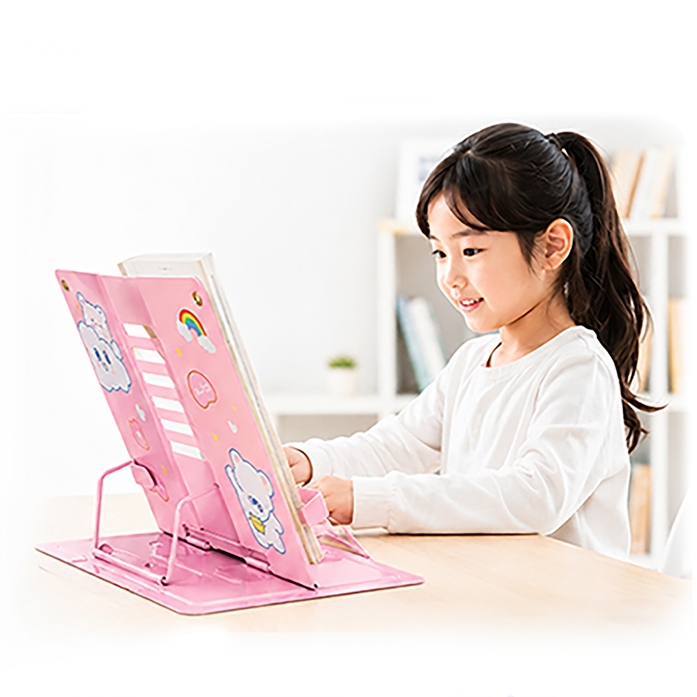 어린이 독서대 캐릭터 6단 각도조절 접이식 이미지 7