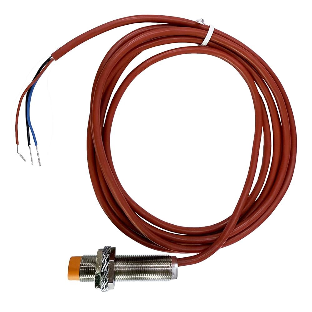 최대 200 C M18 고온 유도 근접 센서 감지 스위치 없음 IP67 방수 금속 8mm 10-30V DC, 일반 개방 NO (PNP, M18) M12 NO - 상품 이미지
