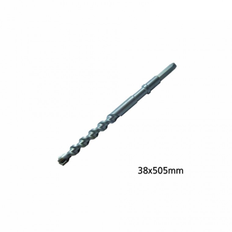 태양파워 육각햄머드릴비트 4날 38x505mm 해머드릴비트 칼부럭 함마기리 - 상품 이미지