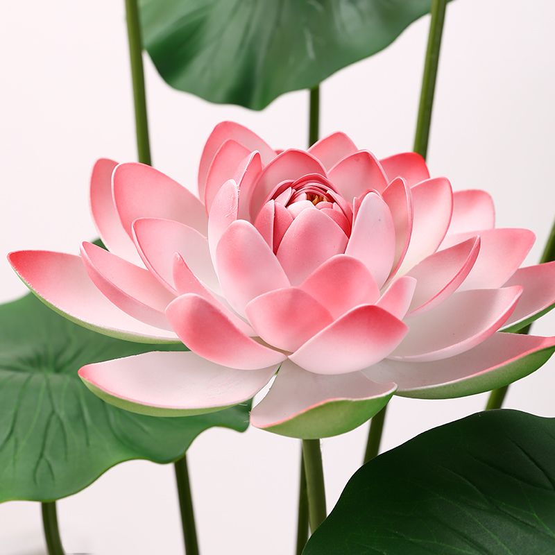 연꽃조화 조경 사찰 홈데코 법당 인테리어 모형 장식 소품 장식모형 장식품 벽장식 촬영 카페 - 상세 이미지 5