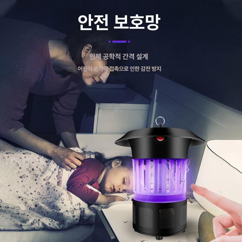 해충퇴치 캠핑용 태양광 정원등 야외방충 솔라포충등 아웃도어 LED 방범조명 - 상세 이미지 4