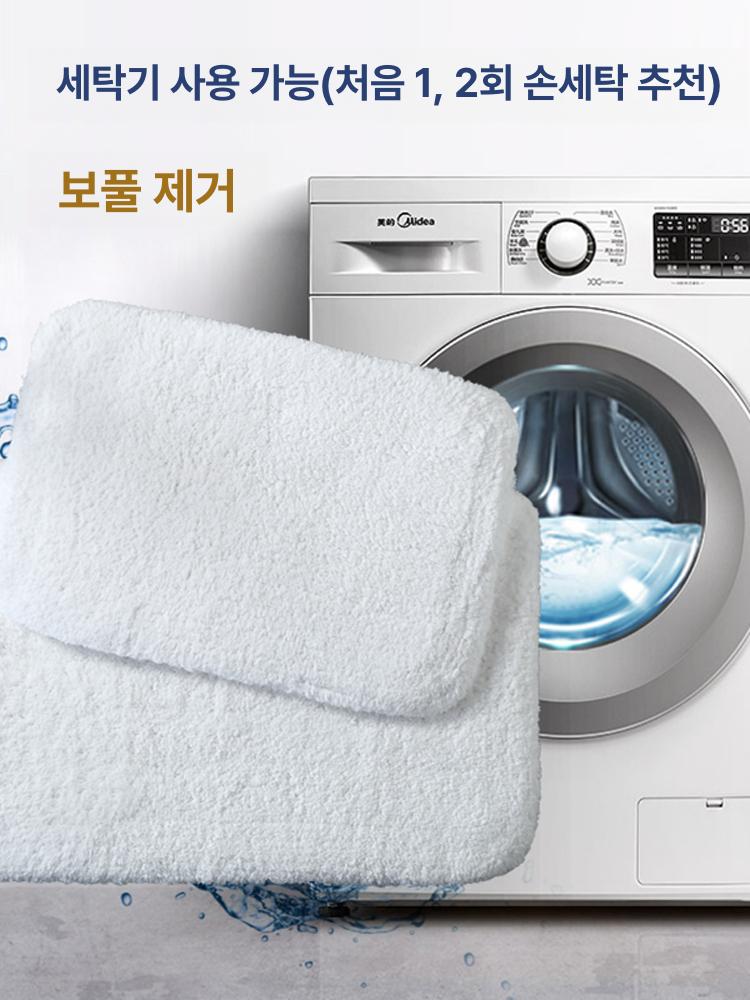 폭신한 호텔 발매트 부드러운 인테리어 발수건 카펫 발 - 상세 이미지 5