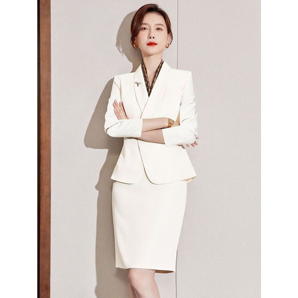 긴팔 하객룩 투피스 교사 팬츠 루즈핏 면접 상의 반팔 반팔티 캐주얼투피스세트 와이드팬츠 - 상품 이미지