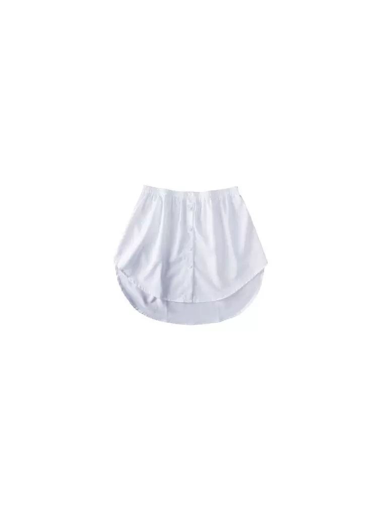 뱃살커버레이어드 랩스커트 시스루 프릴 레이스 - 상세 이미지 3