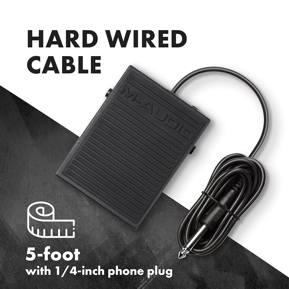MIDI 키보드, 디지털 피아노, 일렉트릭 피아노 등을 위한 M-AUDIO SP-1 유니버설 서스테인 페달 Sustain Pedal SP-1 - 상세 이미지 2