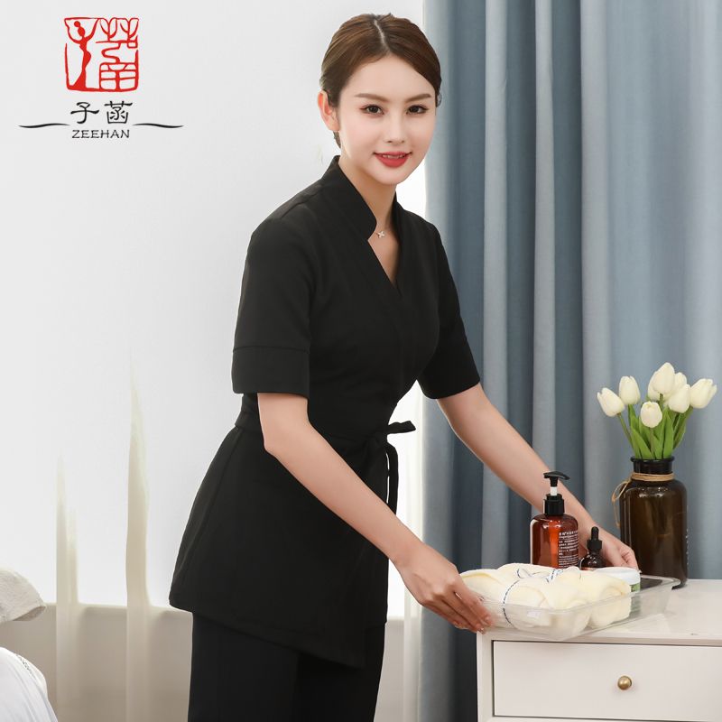 직원복 근무복 지샵 유니폼 세라복 졸업사진 세트 네이비 반팔 병원 교복 자켓 코스프레 긴팔 - 상세 이미지 4