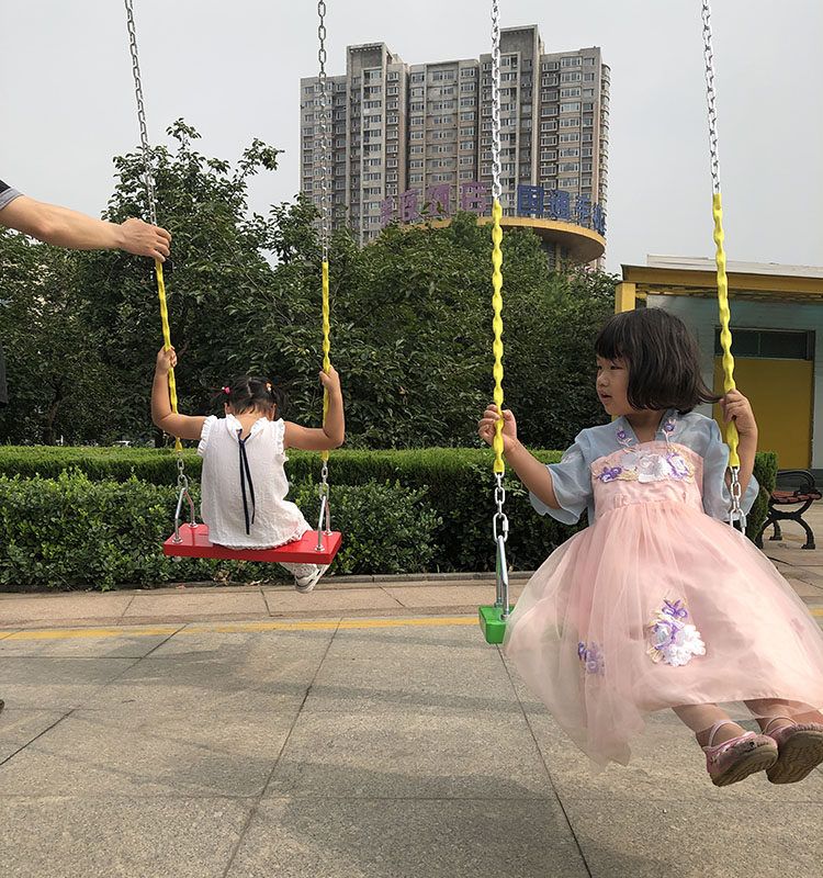 체인스윙 야외 발코니 공원 야외그네 야외용 야외그네의자 그네 의자 흔들 펜션 카페 - 상세 이미지 5