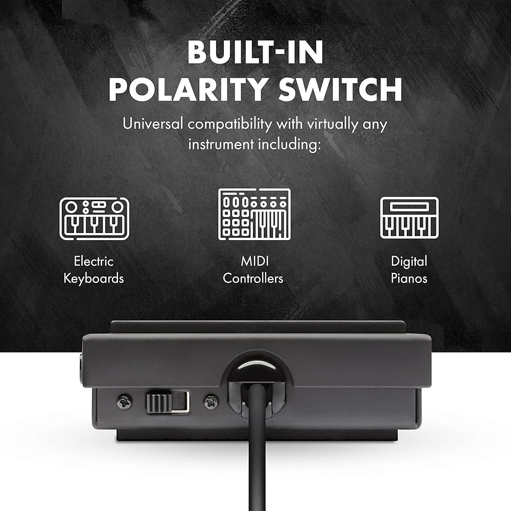 MIDI 키보드, 디지털 피아노, 일렉트릭 피아노 등을 위한 M-AUDIO SP-1 유니버설 서스테인 페달 Sustain Pedal SP-1 - 상세 이미지 3